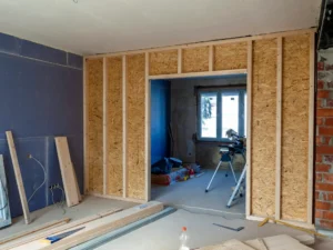 Room mid-renovation, illustrating a free website refresh