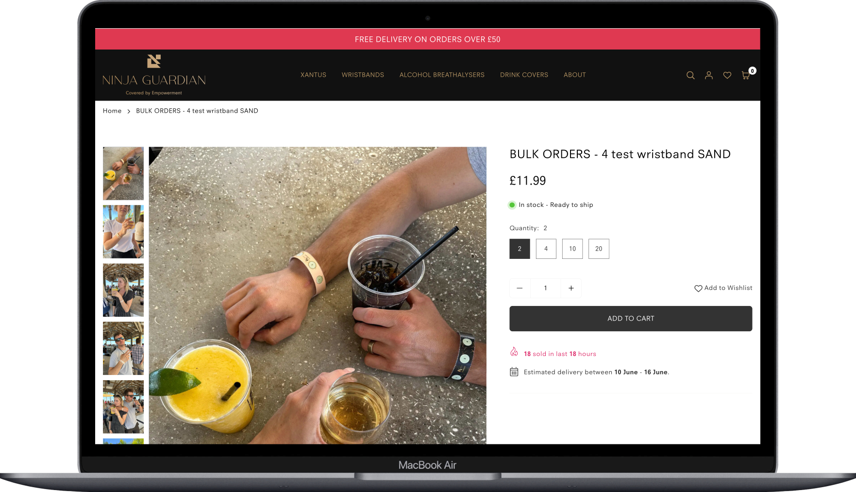 Custom Shopify theme example 3 by NE1 Digital, mobile-first e-commerce design