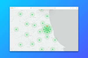 SEO fails chart showing local ranking grid with top positions