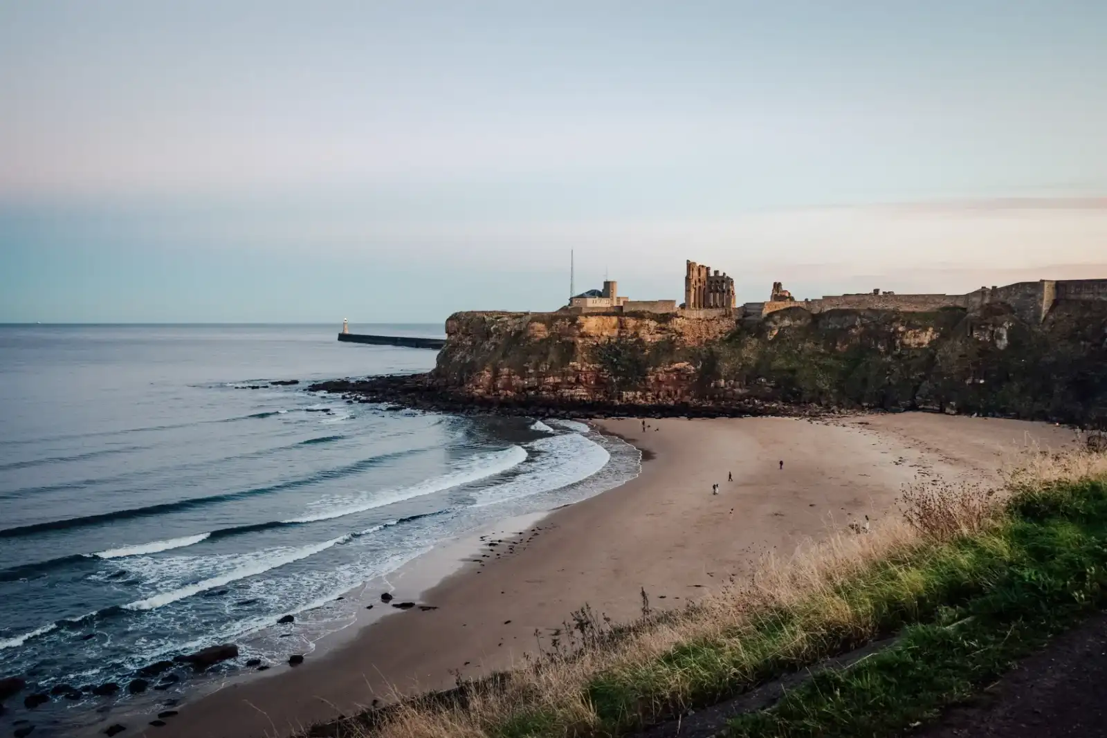 Tynemouth Priory and the North East coast, home of NE1 Web Design and SEO